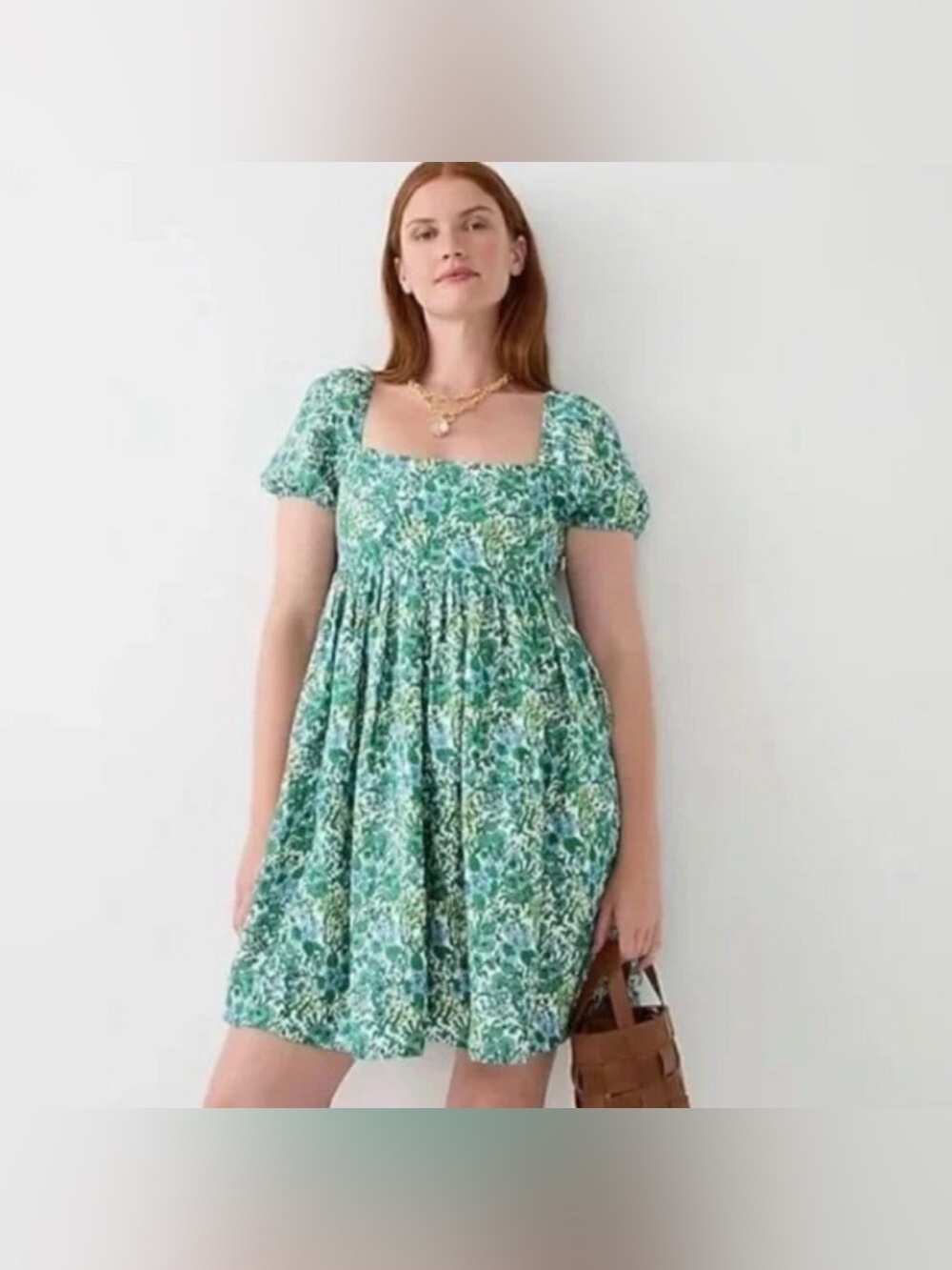 J. Crew Linen-Cupro Blend Mini Dress In Valletta Paisley size small